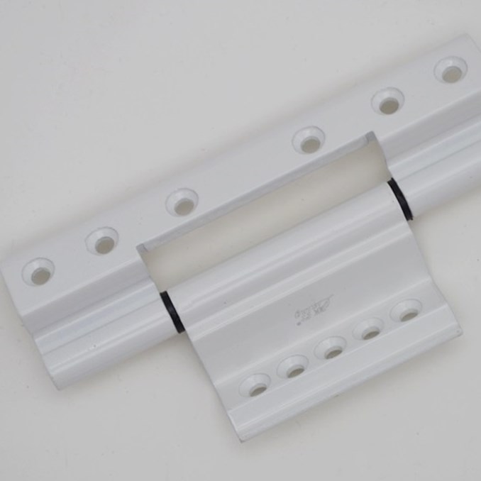 麗行牌57H加長合頁類  /隔熱斷橋三翼平開門用黑白香檳色氧化金57-2荷葉合葉和頁