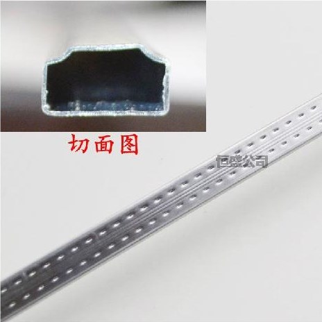 【不可折彎型】高頻焊箱裝中空鋁格條類   /中空玻璃門窗鋁隔條5.5、8.5、11.5、13.5、15.5