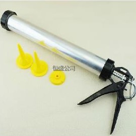 豪貝牌軟膠槍類擠壓玻璃膠打膠槍大、小號鋁管兩用型硬支膠