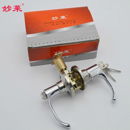妙萊牌鋁合金650三柱式執(zhí)手門鎖